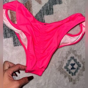 Pink VS swim bottoms scrunch butt